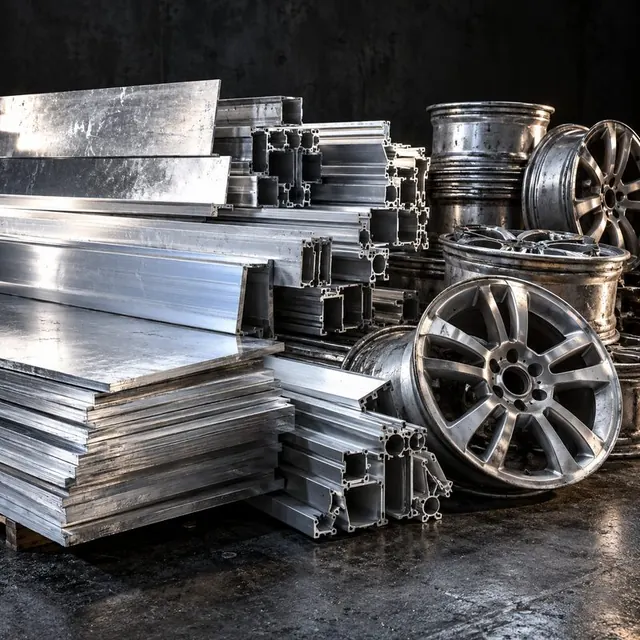 Aluminium sheets, extrusions and alloy rims