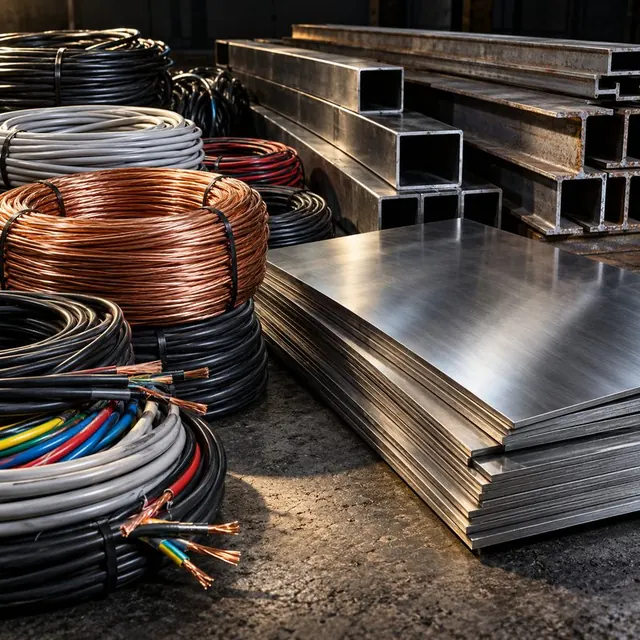 Electrical cable and steel